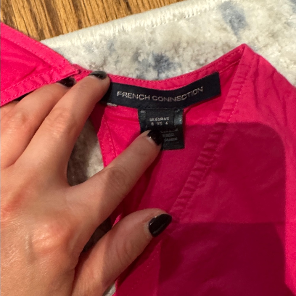 French connection hot pink dress - Picture 3 of 5